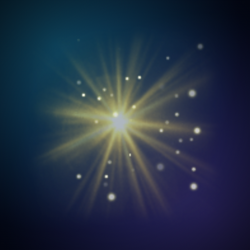 Golden Flare Burst