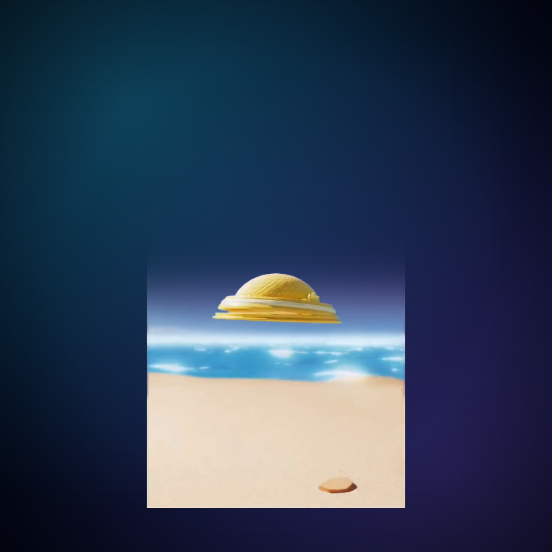 Strand-Untertasse